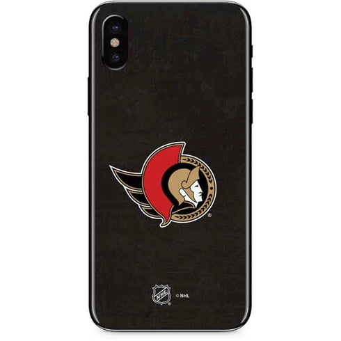 NHL Ottawa Senators Distressed iPhone XS Max Skin