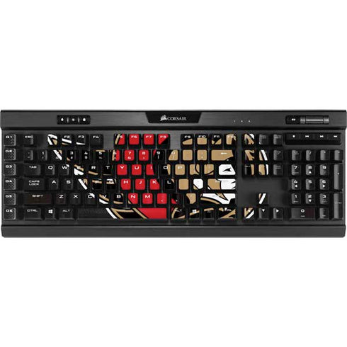 NHL Ottawa Senators Distressed K95 RGB PLATINUM Mechanical Gaming Keyboard Skin