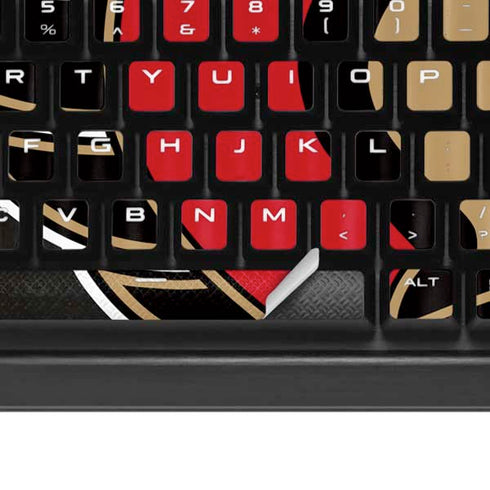 NHL Ottawa Senators Distressed K95 RGB PLATINUM Mechanical Gaming Keyboard Skin