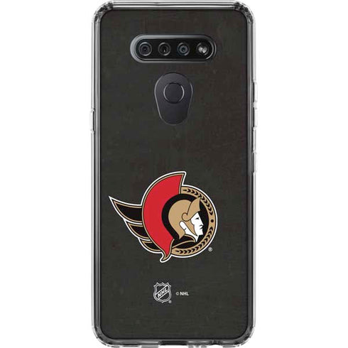 NHL Ottawa Senators Distressed LG K51/Q51 Clear Case