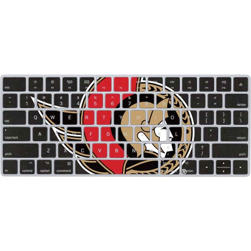 NHL Ottawa Senators Distressed Magic Keyboard Skin