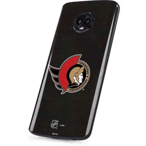 NHL Ottawa Senators Distressed Moto G6 Skin
