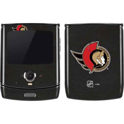 NHL Ottawa Senators Distressed Motorola RAZR Skin