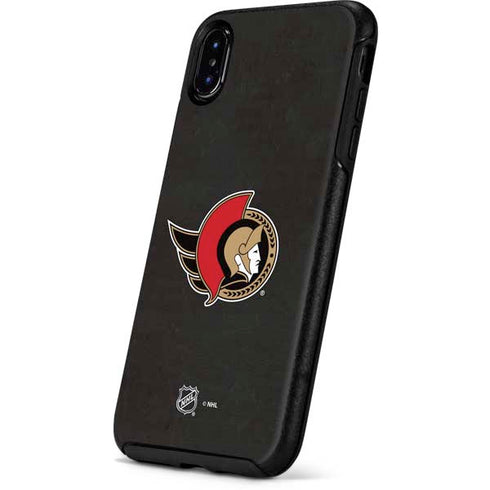 NHL Ottawa Senators Distressed Otterbox Symmetry iPhone Skin