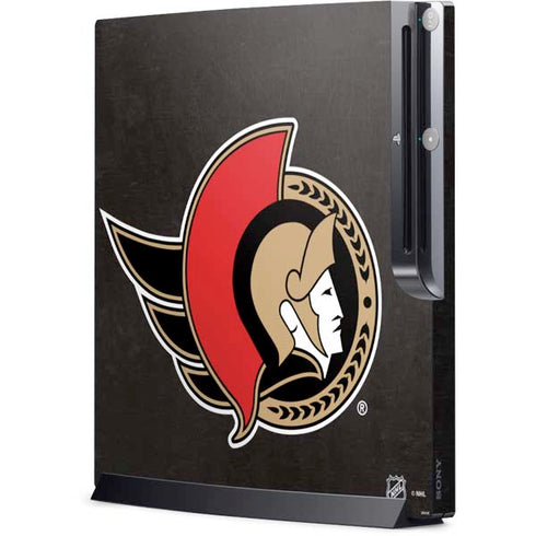 NHL Ottawa Senators Distressed Playstation 3 & PS3 Slim Skin