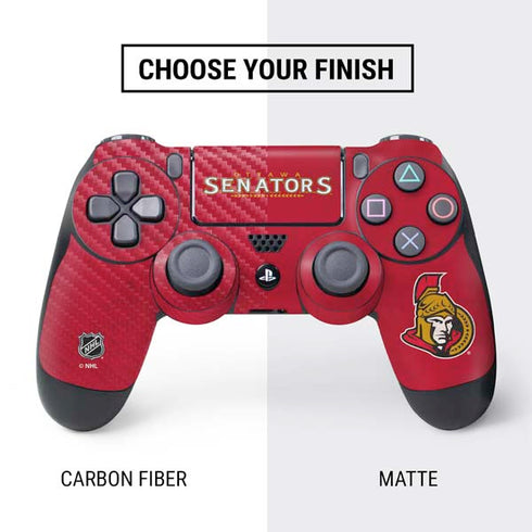 NHL Ottawa Senators Distressed PS4 Controller Skin
