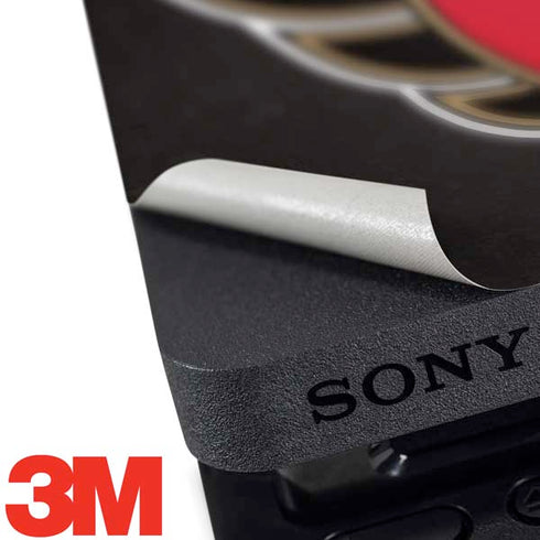 NHL Ottawa Senators Distressed PS4 Pro Console Skin