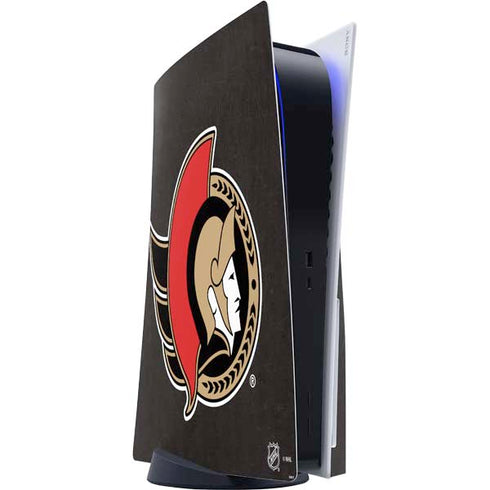 NHL Ottawa Senators Distressed PS5 Console Skin