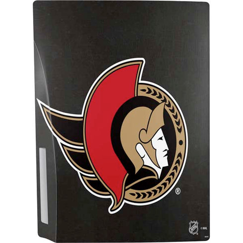 NHL Ottawa Senators Distressed PS5 Console Skin