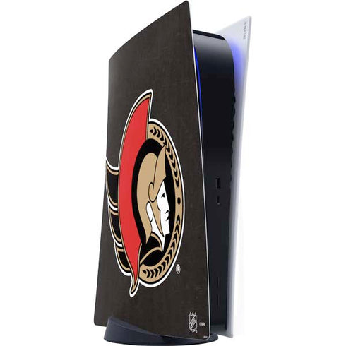 NHL Ottawa Senators Distressed PS5 Digital Edition Console Skin
