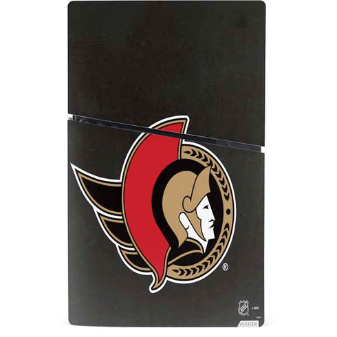 NHL Ottawa Senators Distressed PS5 Slim Digital Edition Bundle Skin