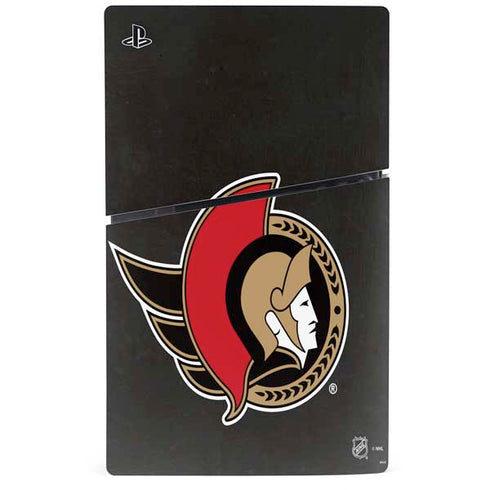 NHL Ottawa Senators Distressed PS5 Slim Digital Edition Console Skin