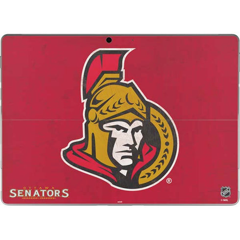NHL Ottawa Senators Distressed Surface Pro 8 Skin