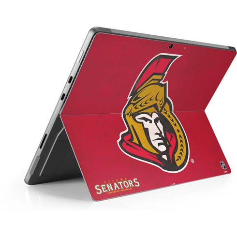 NHL Ottawa Senators Distressed Surface Pro 8 Skin