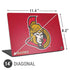 NHL Ottawa Senators Distressed Universal Laptop 14in (11.4 x 8.2in) Skin
