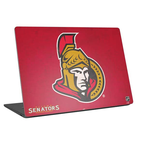 NHL Ottawa Senators Distressed Universal Laptop 17in (13.8 x 10in) Skin