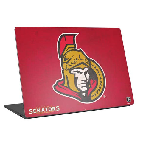 NHL Ottawa Senators Distressed Universal Laptop 18in (14.6 x 10.6in) Skin