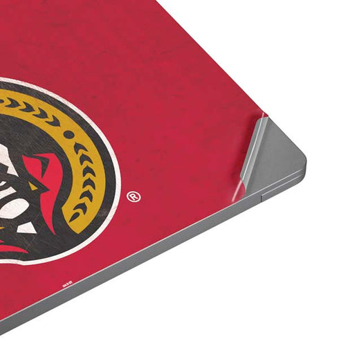 NHL Ottawa Senators Distressed Universal Laptop 18in (14.6 x 10.6in) Skin