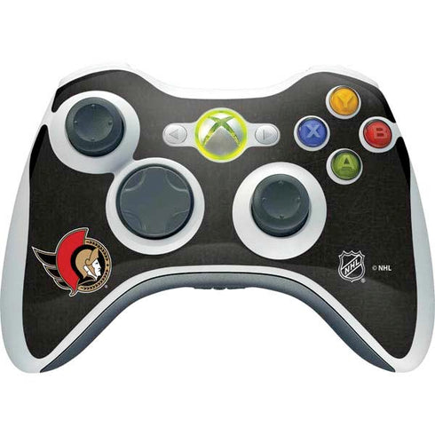 NHL Ottawa Senators Distressed Xbox 360 Wireless Controller Skin