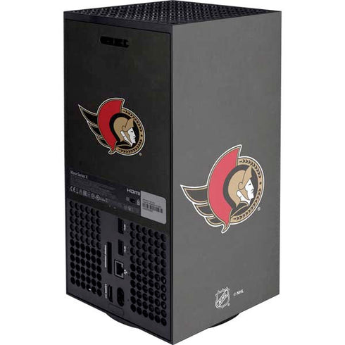 NHL Ottawa Senators Distressed Xbox Series X Console Skin
