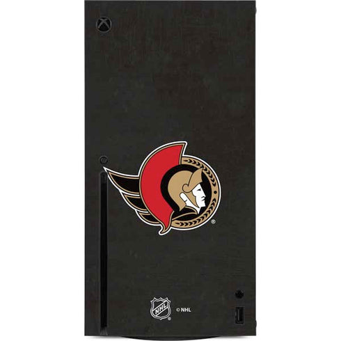 NHL Ottawa Senators Distressed Xbox Series X Console Skin