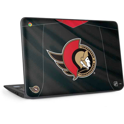 NHL Ottawa Senators Home Jersey HP Chromebook Skin