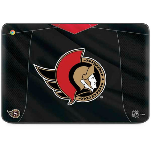NHL Ottawa Senators Home Jersey HP Chromebook Skin