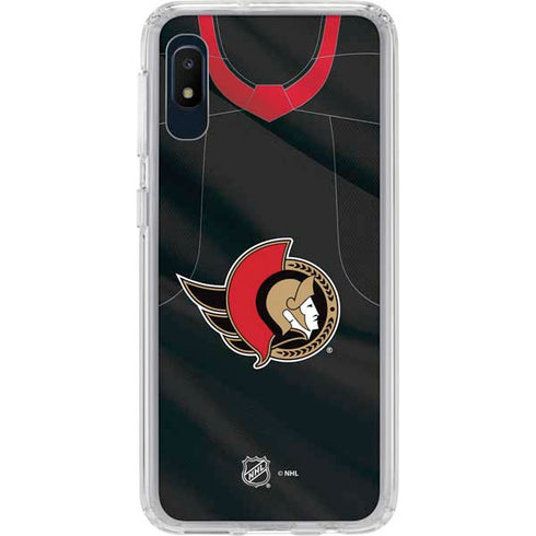 NHL Ottawa Senators Home Jersey Galaxy A10e Clear Case