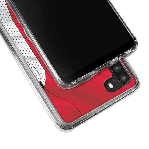 NHL Ottawa Senators Home Jersey Galaxy A21 Clear Case