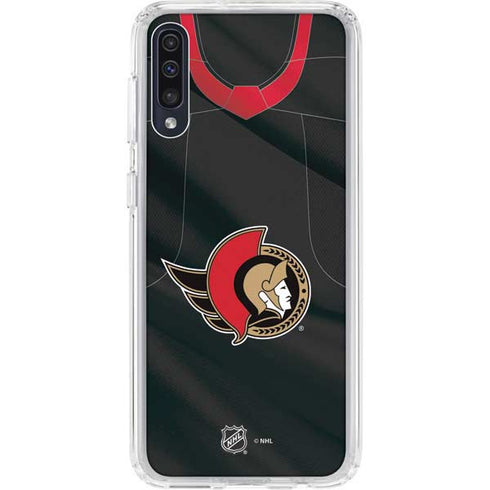 NHL Ottawa Senators Home Jersey Galaxy A50 Clear Case