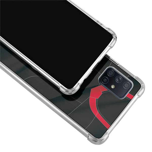 NHL Ottawa Senators Home Jersey Galaxy A51 5G Clear Case