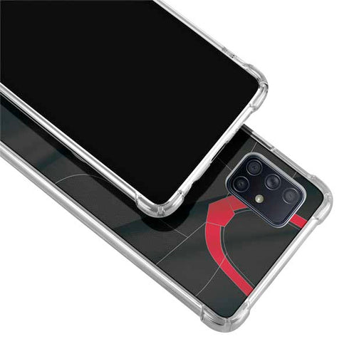 NHL Ottawa Senators Home Jersey Galaxy A71 5G Clear Case