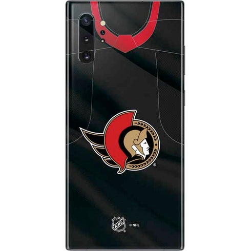 NHL Ottawa Senators Home Jersey Galaxy Note 10 Plus Skin