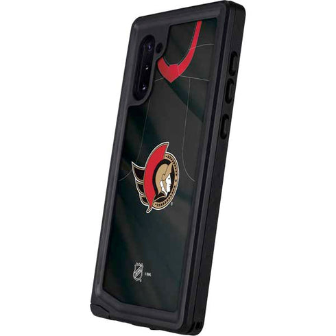 NHL Ottawa Senators Home Jersey Galaxy Note 10 Waterproof Case