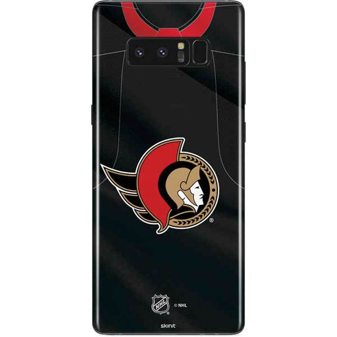 NHL Ottawa Senators Home Jersey Galaxy Note 8 Skin