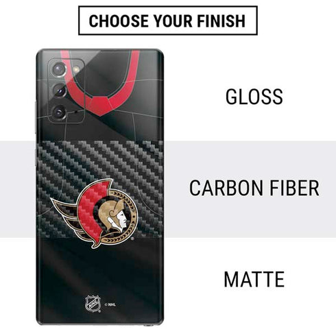 NHL Ottawa Senators Home Jersey Galaxy Note20 5G Skin