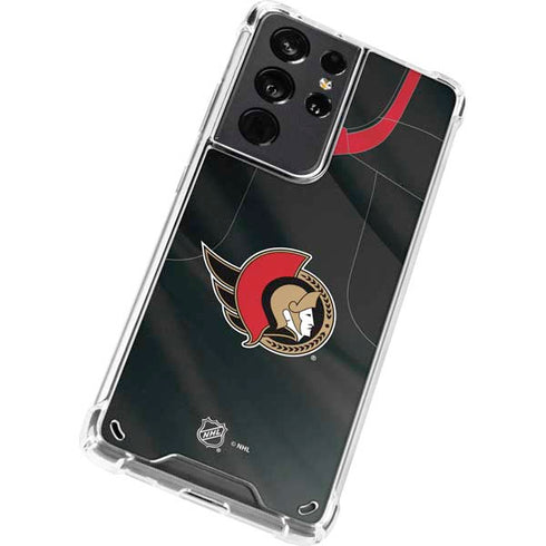NHL Ottawa Senators Home Jersey Galaxy S21 Ultra 5G Clear Case