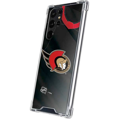 NHL Ottawa Senators Home Jersey Galaxy S22 Ultra Clear Case