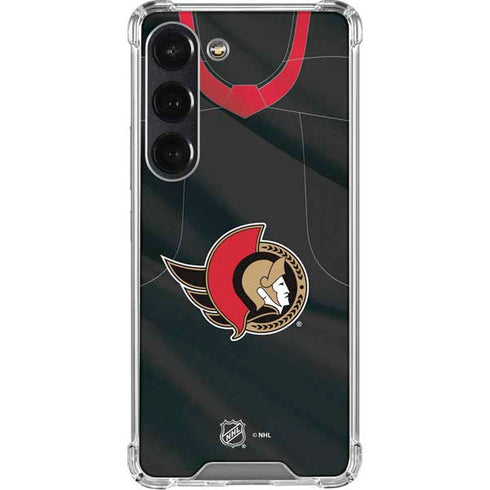 NHL Ottawa Senators Home Jersey Galaxy S23 Clear Case