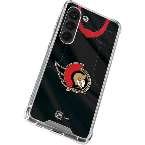NHL Ottawa Senators Home Jersey Galaxy S23 Clear Case