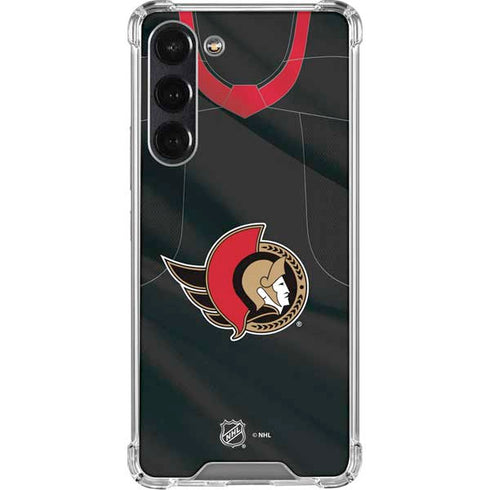 NHL Ottawa Senators Home Jersey Galaxy S23 Plus Clear Case