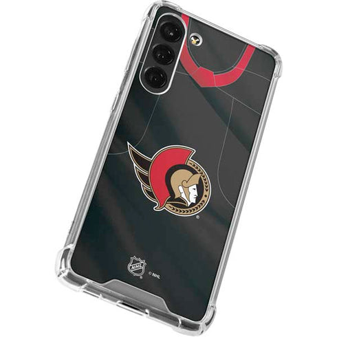 NHL Ottawa Senators Home Jersey Galaxy S23 Plus Clear Case