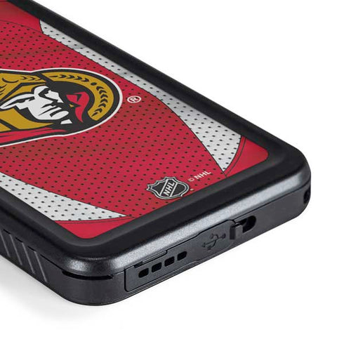 NHL Ottawa Senators Home Jersey Galaxy S23 Plus Waterproof Case