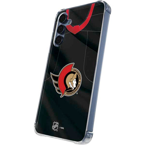 NHL Ottawa Senators Home Jersey Galaxy S24 Clear Case