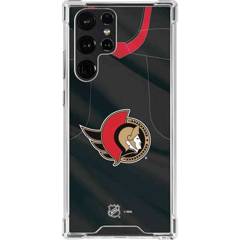 NHL Ottawa Senators Home Jersey Galaxy S24 Ultra Clear Case