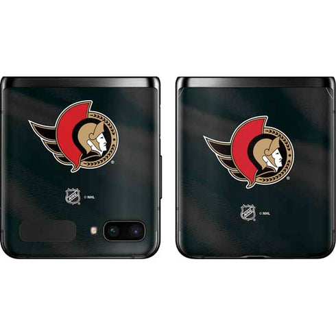 NHL Ottawa Senators Home Jersey Galaxy Z Flip Skin