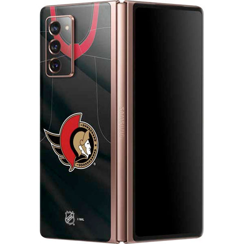 NHL Ottawa Senators Home Jersey Galaxy Z Fold2 5G Skin