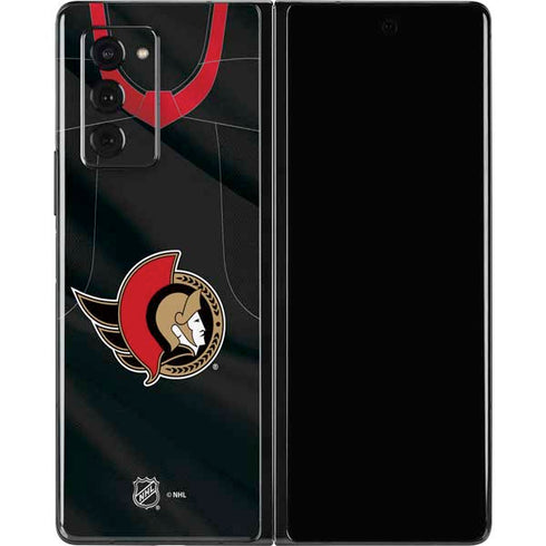 NHL Ottawa Senators Home Jersey Galaxy Z Fold2 5G Skin