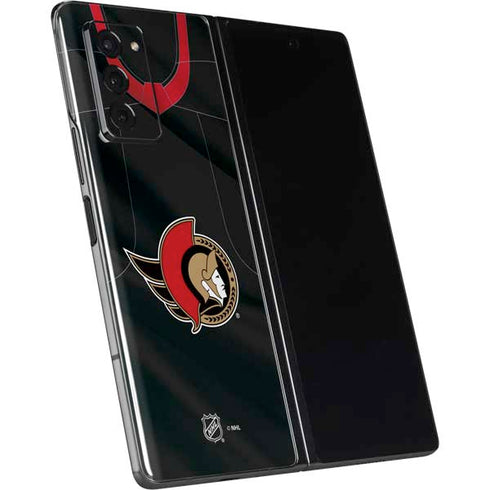 NHL Ottawa Senators Home Jersey Galaxy Z Fold2 5G Skin