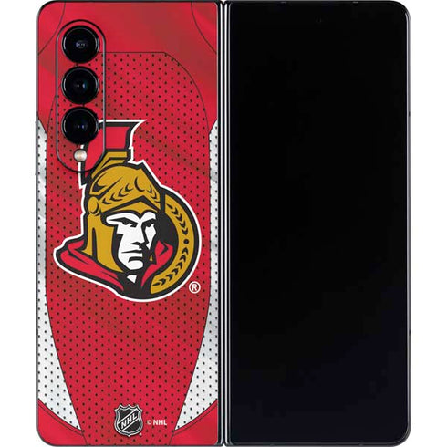 NHL Ottawa Senators Home Jersey Galaxy Z Fold4 5G Skin